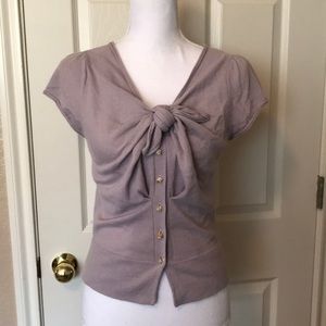 Leifsdotter cashmere sweater size small lavender